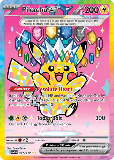 Pikachu ex, Ascended Heroes 277