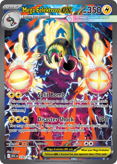 Mega Eelektross ex, Ascended Heroes 278