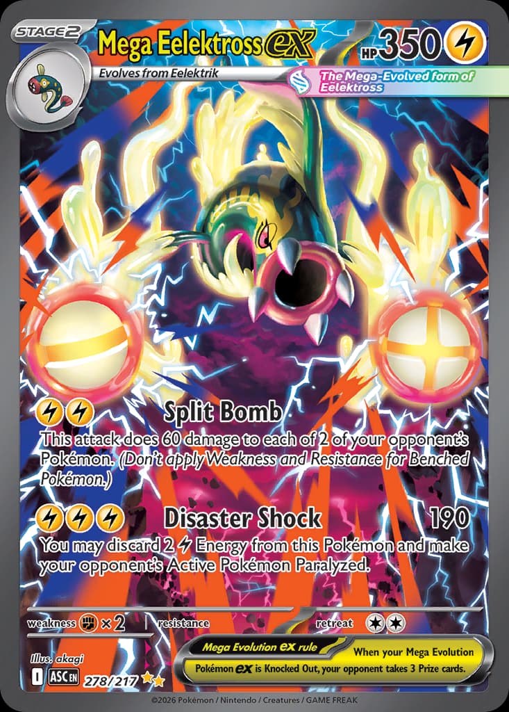 Mega Eelektross ex, Ascended Heroes 278