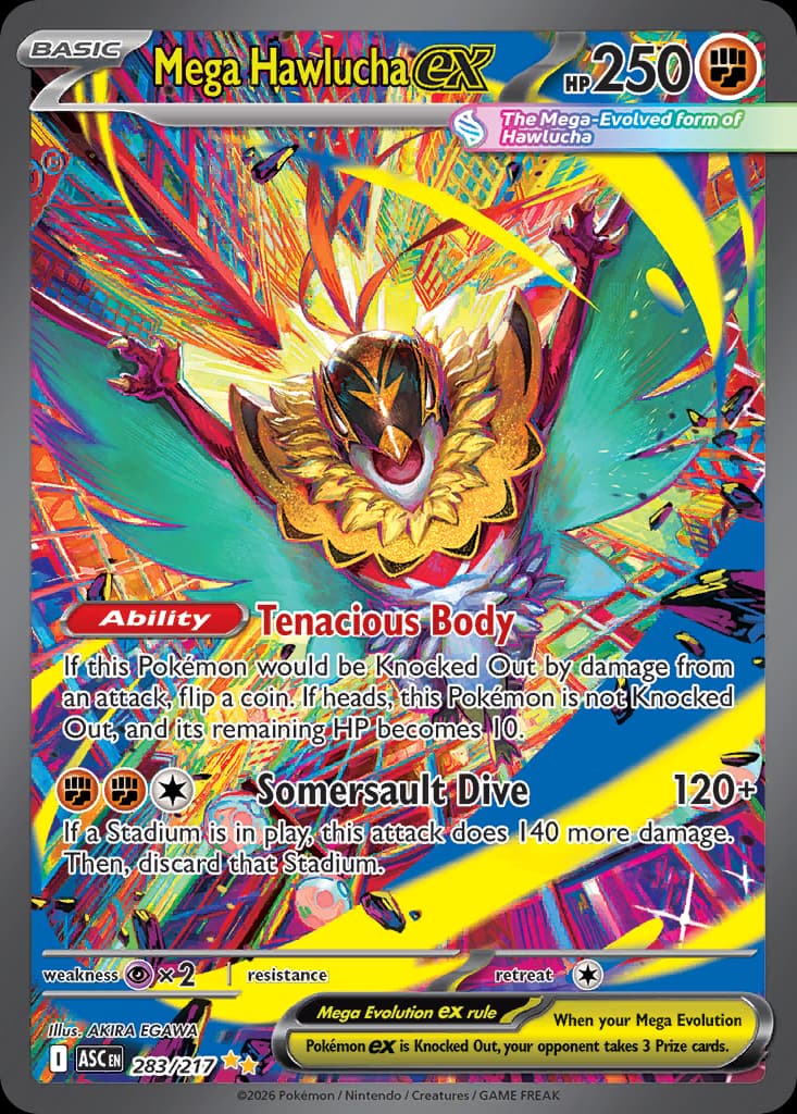 Mega Hawlucha ex, Ascended Heroes 283