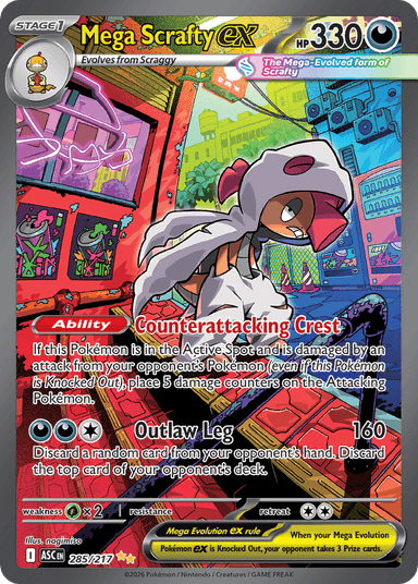 Mega Scrafty ex, Ascended Heroes 285