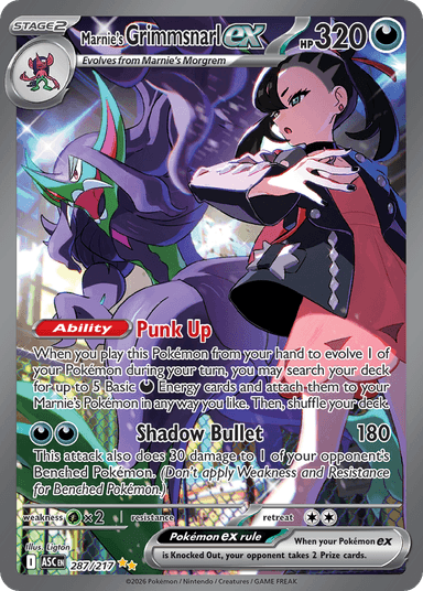 Marnie's Grimmsnarl ex, Ascended Heroes 287