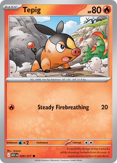 Tepig, Ascended Heroes 29