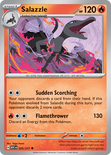 Salazzle, Ascended Heroes 35