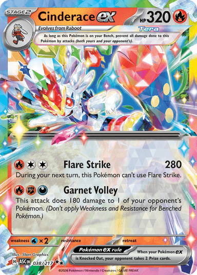 Cinderace ex, Ascended Heroes 38