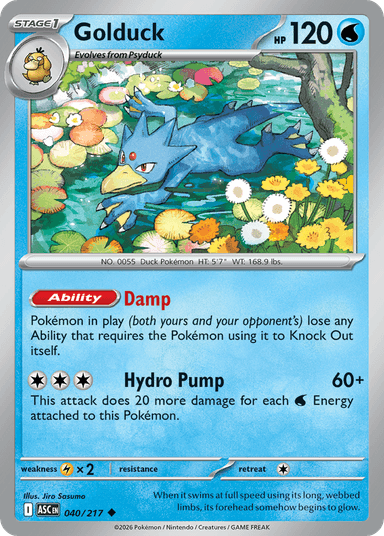 Golduck, Ascended Heroes 40