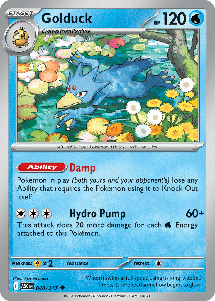 Golduck, Ascended Heroes 40