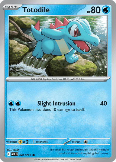 Totodile, Ascended Heroes 41