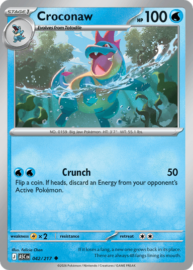 Croconaw, Ascended Heroes 42