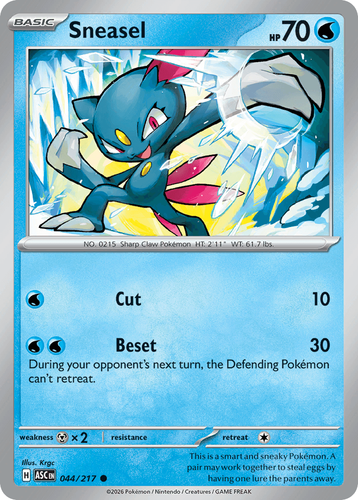 Sneasel, Ascended Heroes 44