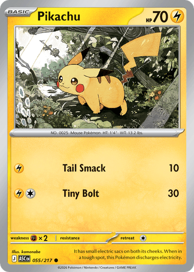 Pikachu, Ascended Heroes 55