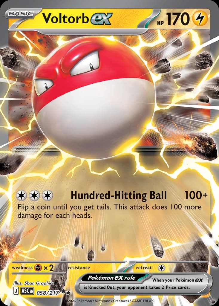 Voltorb ex, Ascended Heroes 58