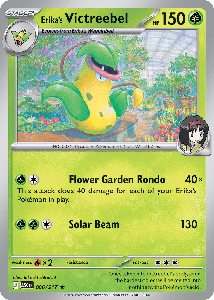 Erika's Victreebel, Ascended Heroes 6