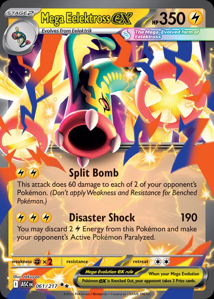 Mega Eelektross ex, Ascended Heroes 61