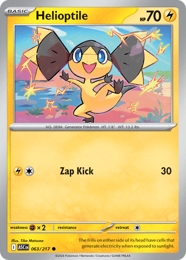 Helioptile, Ascended Heroes 63