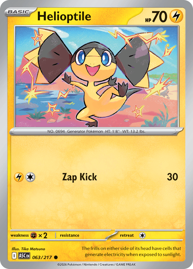 Helioptile, Ascended Heroes 63