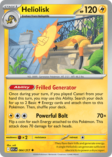 Heliolisk, Ascended Heroes 64