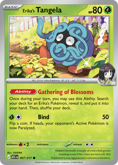 Erika's Tangela, Ascended Heroes 7