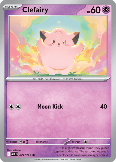 Clefairy, Ascended Heroes 74
