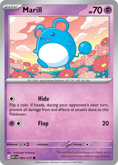 Marill, Ascended Heroes 83