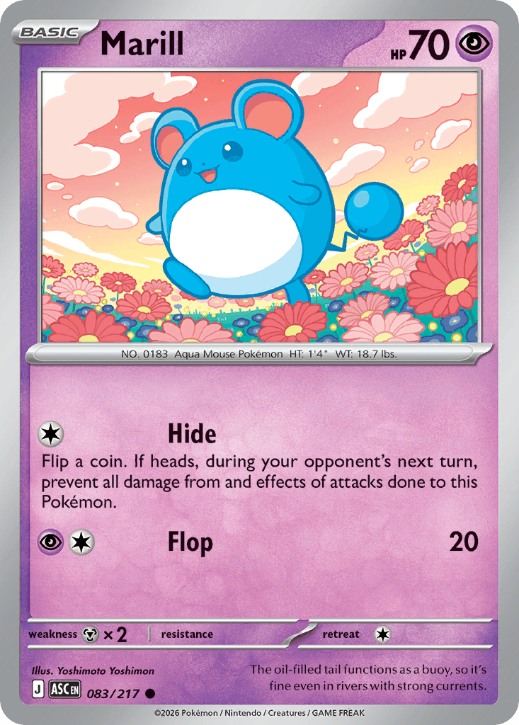 Marill, Ascended Heroes 83