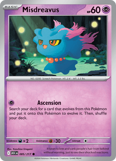 Misdreavus, Ascended Heroes 85