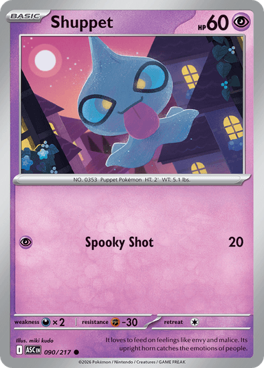 Shuppet, Ascended Heroes 90