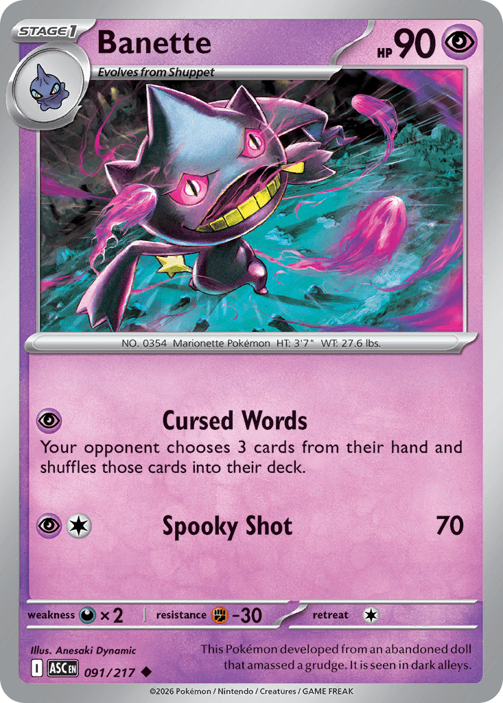Banette, Ascended Heroes 91