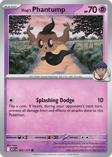 Hop's Phantump, Ascended Heroes 95