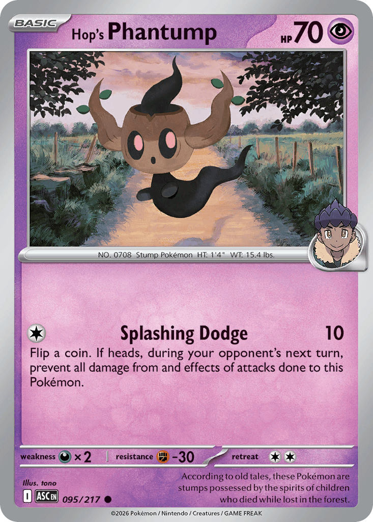 Hop's Phantump, Ascended Heroes 95