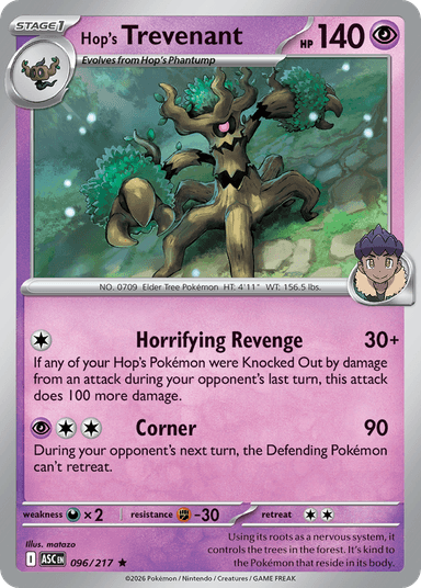 Hop's Trevenant, Ascended Heroes 96
