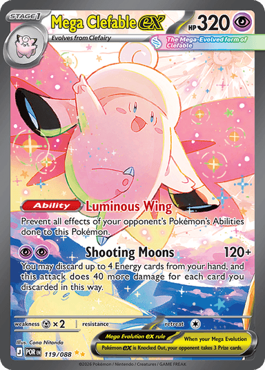 Mega Clefable ex, Perfect Order 119
