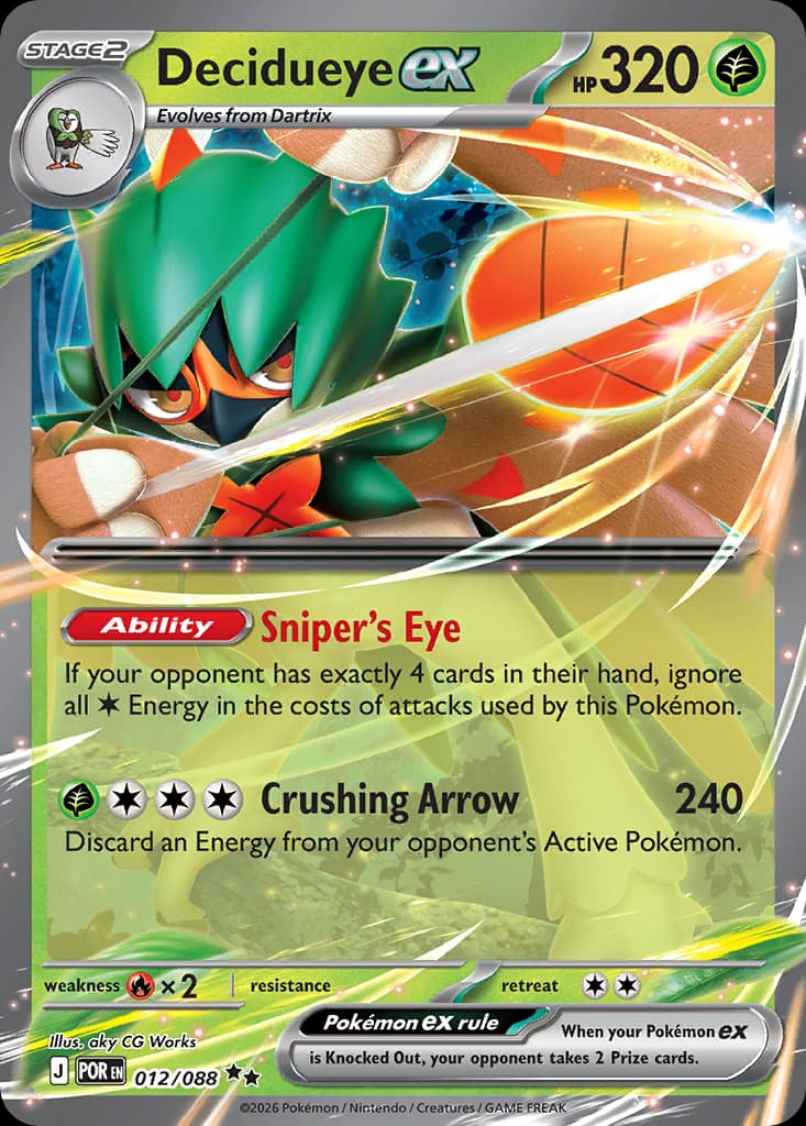 Decidueye ex, Perfect Order 12