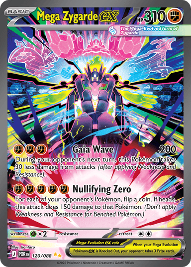 Mega Zygarde ex, Perfect Order 120