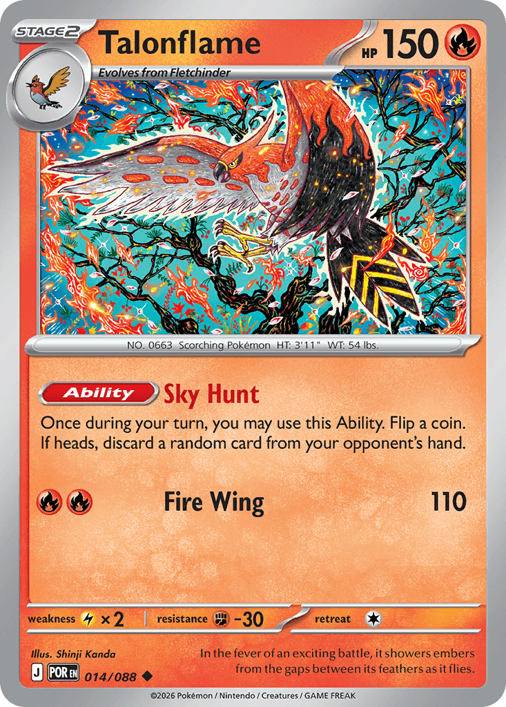 Talonflame, Perfect Order 14
