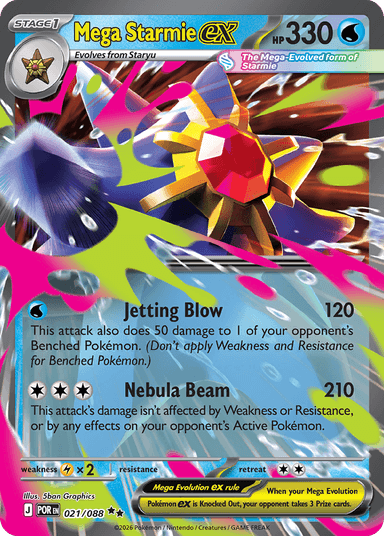Mega Starmie ex, Perfect Order 21