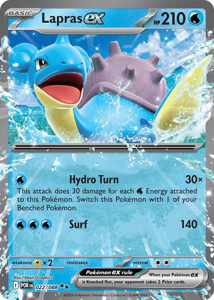 Lapras ex, Perfect Order 22