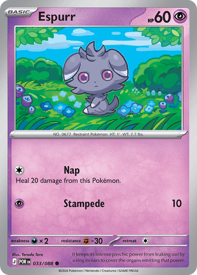 Espurr, Perfect Order 33