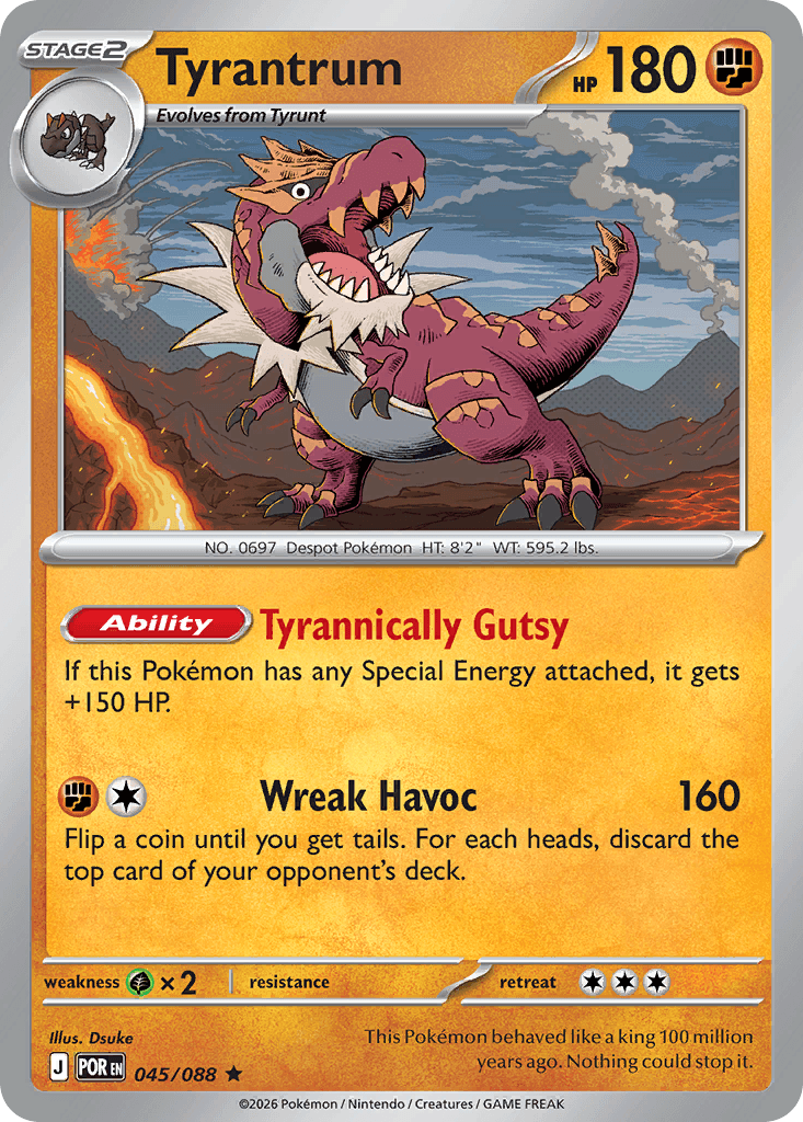 Tyrantrum, Perfect Order 45