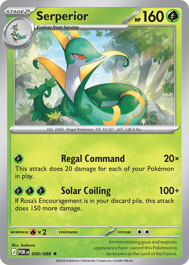 Serperior, Perfect Order 6