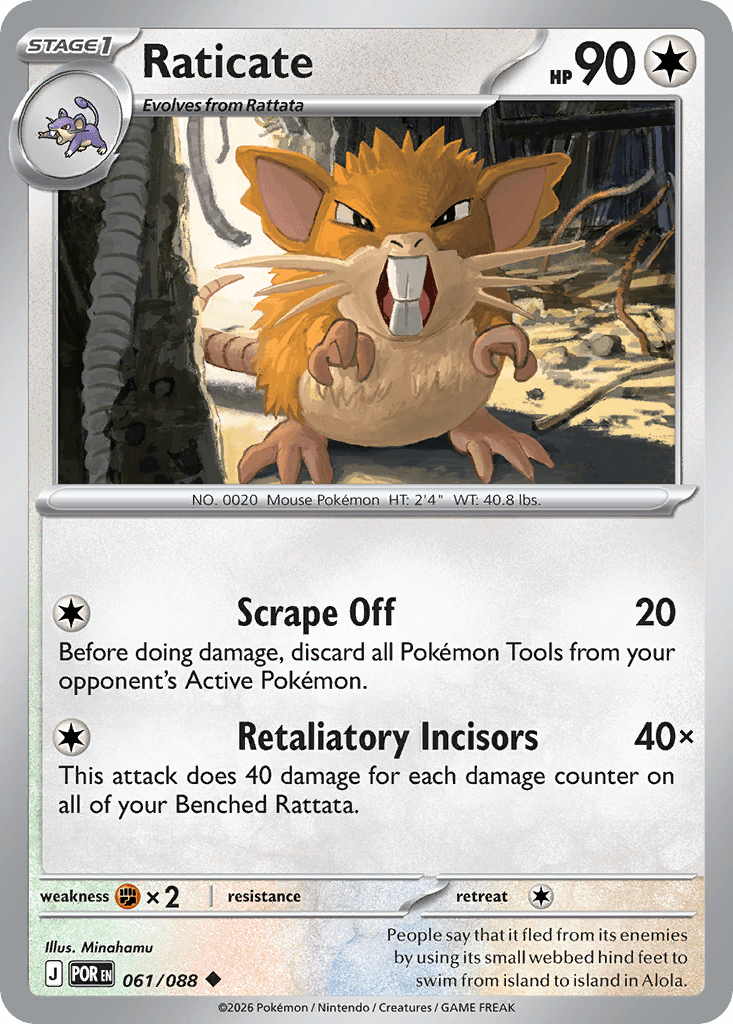 Raticate, Perfect Order 61