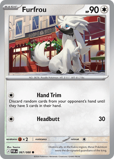 Furfrou, Perfect Order 67