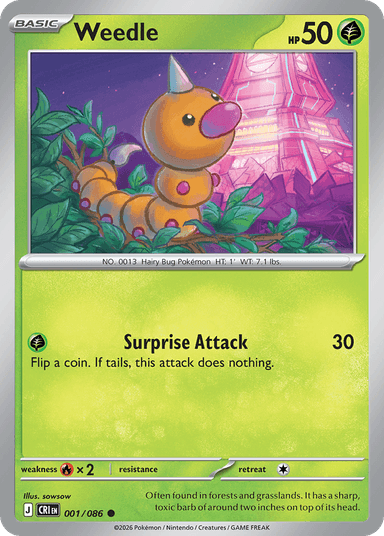 Weedle, Chaos Rising 1