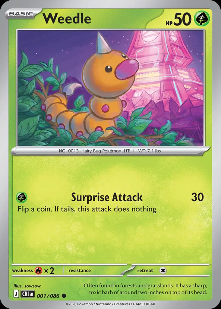 Weedle, Chaos Rising 1