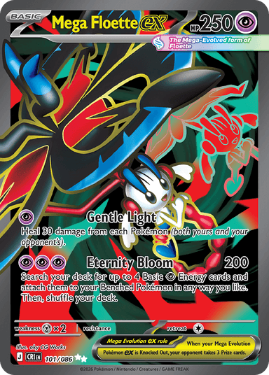 Mega Floette ex, Chaos Rising 101