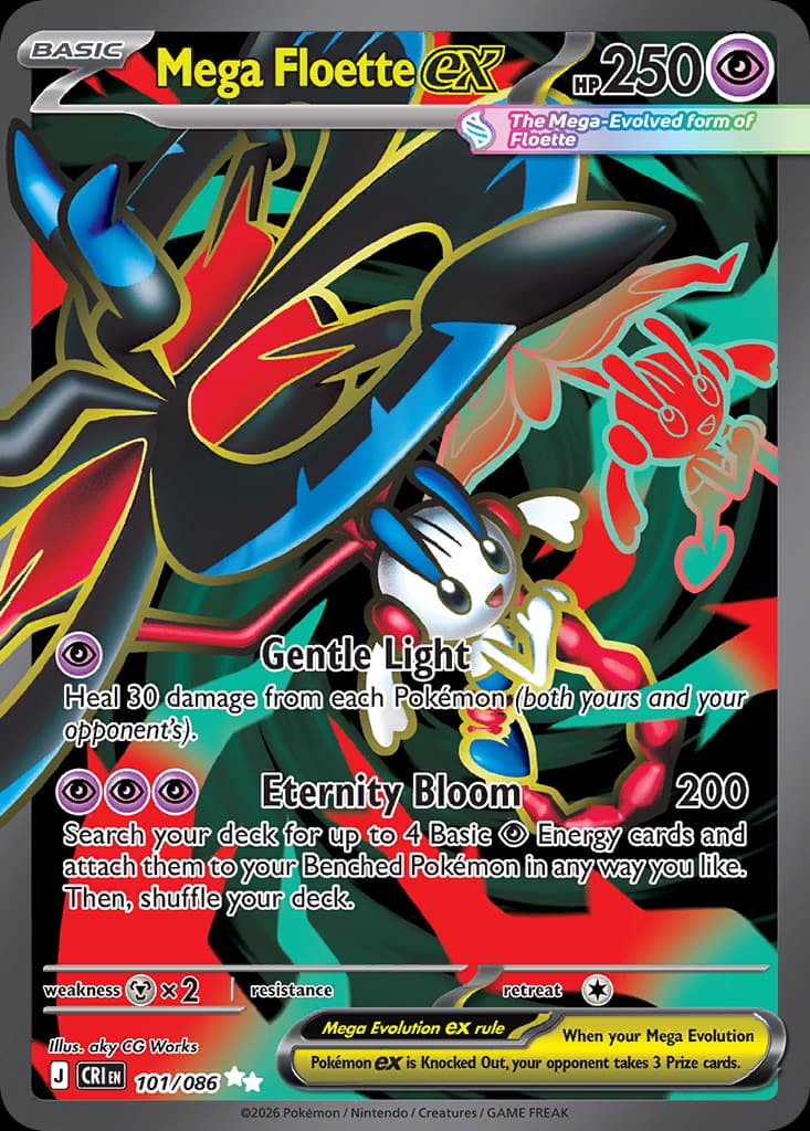 Mega Floette ex, Chaos Rising 101