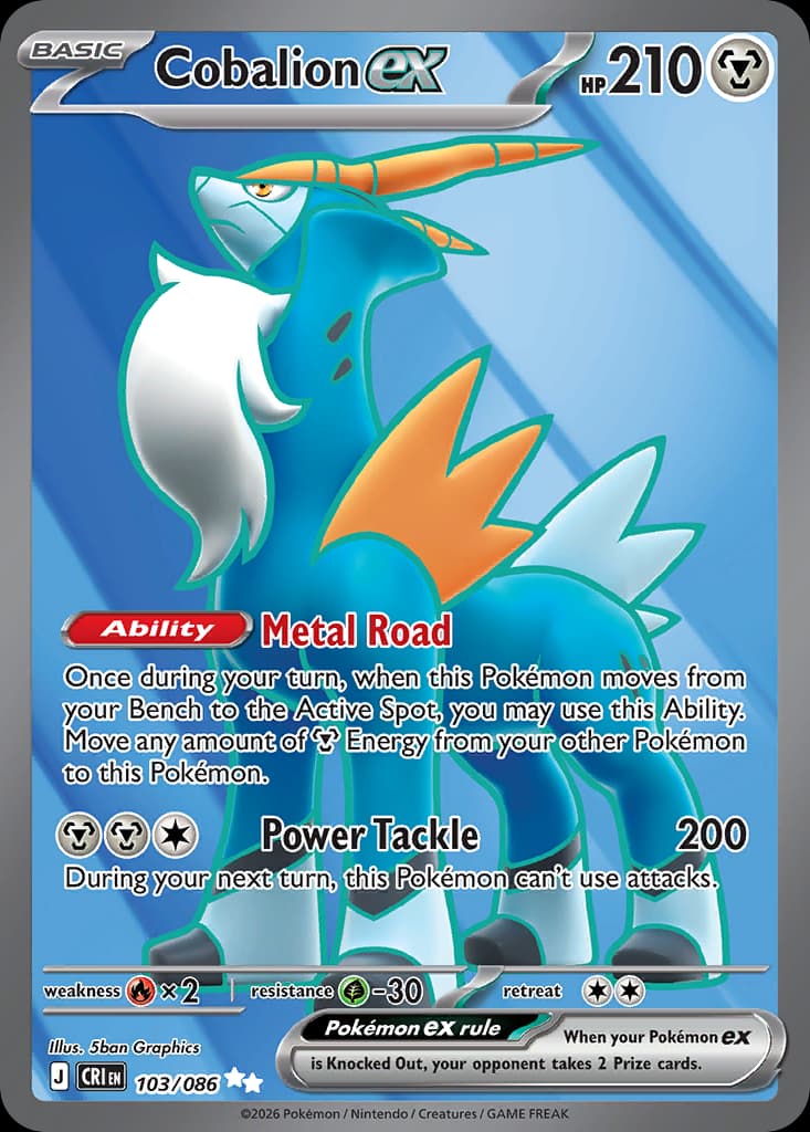 Cobalion ex, Chaos Rising 103