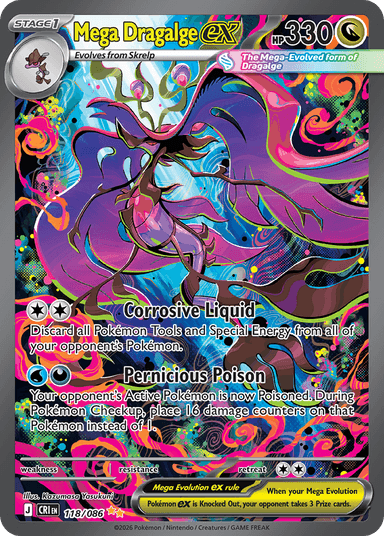 Mega Dragalge ex, Chaos Rising 118