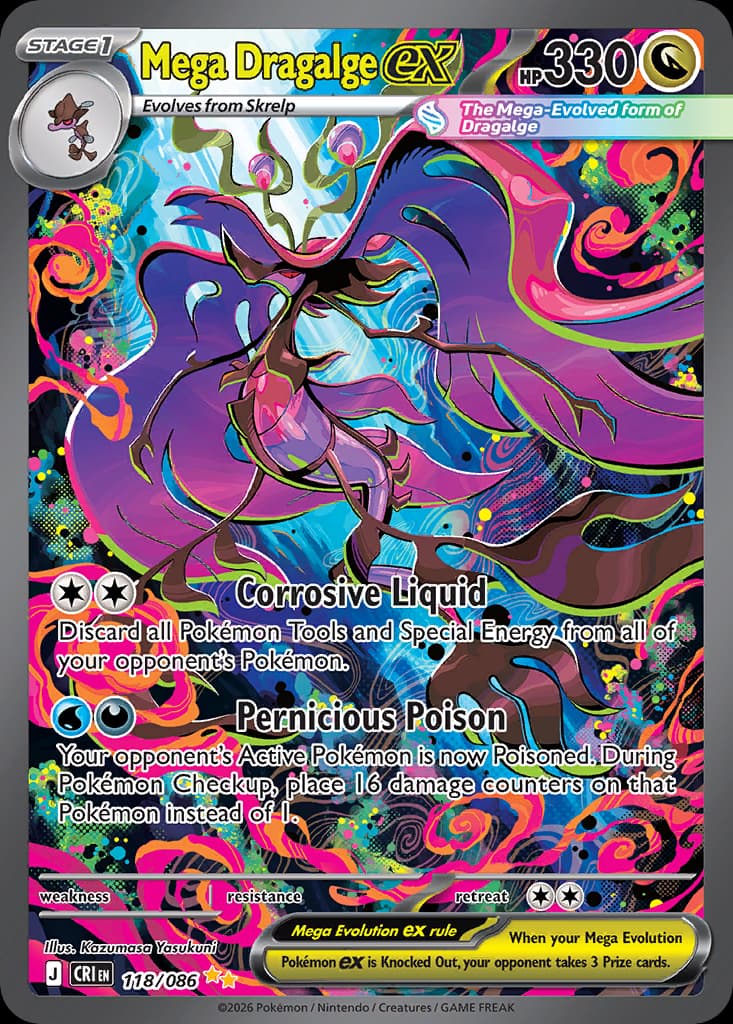 Mega Dragalge ex, Chaos Rising 118