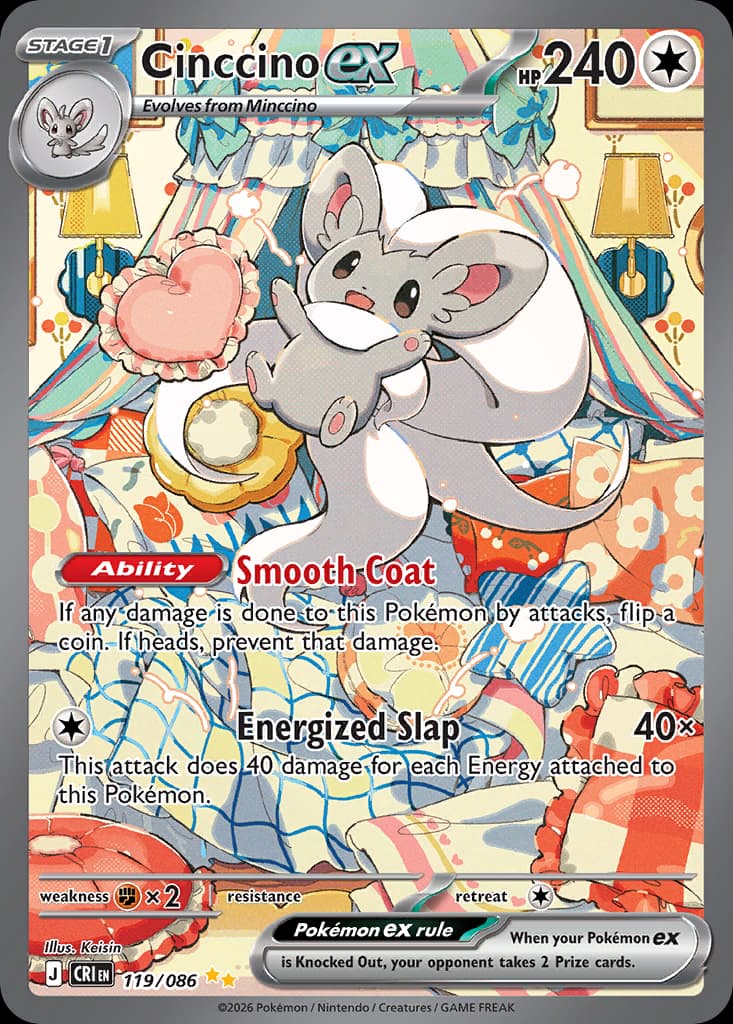 Cinccino ex, Chaos Rising 119